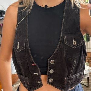 Super cool Vintage Vest Fits small-large